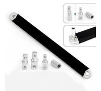 QZQUFJ Set di Chiavi a Cricchetto con Prolunga Offset Pronte per L'impatto Professionale, Barra di Prolunga per Cricchetto, Prolunga per Chiave dinamometrica, Estensore per Cricchetto(Nero)