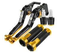 QZQXEMEDQ Frizione Freno Leve per Kawasaki NINJA250R Ninja 250R 2008-2012 2011 Moto in Alluminio Regolabile Freno Leve di Frizione Manubrio Manopole estremità(4)