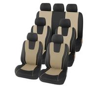 QZQXEMEDQ Set Coprisedili Auto Per 5 7 Posti Per Rio K2 Fodera Protettiva Cuscino Supporto Seggiolino Auto Accessori Interni Compatibili(7 Seats-beige)