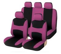 QZQXEMEDQ Set Coprisedili Auto Per Civic 5 Posti Supporto Cuscino Auto Fodera Protettiva(Purple Full Set)