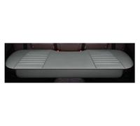 QZQXEMEDQ Set Coprisedili Auto Per Cuscini Protecto PU Leather Pad Mat Chair Cushion Car Seat Front Cover Supporto Traspirante(1 Rear Gray)