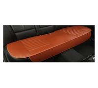 QZQXEMEDQ Set Coprisedili Auto Per Cuscini Protecto PU Leather Pad Mat Chair Cushion Car Seat Front Cover Supporto Traspirante(1 Rear Orange)