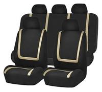 QZQXEMEDQ Set Coprisedili Auto Per Dodge Per Caliber Per Caravan Per Journey Per Ram 1500 Cuscino Supporto Seggiolino Auto Cuscini Coprisedili(9pcs Set Beige)