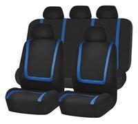 QZQXEMEDQ Set Coprisedili Auto Per Dodge Per Caliber Per Caravan Per Journey Per Ram 1500 Cuscino Supporto Seggiolino Auto Cuscini Coprisedili(9pcs Set Blue)