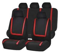 QZQXEMEDQ Set Coprisedili Auto Per Dodge Per Caliber Per Caravan Per Journey Per Ram 1500 Cuscino Supporto Seggiolino Auto Cuscini Coprisedili(9pcs Set Red)