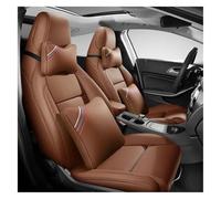 QZQXEMEDQ Set Coprisedili Auto Per M&ercedes Per B&enz Per Gla200 Gla260 GLA220 Per Cla200 Cla 220 Cuscini Supporto Auto Pelle 5 Posti(Light Coffee,DE)