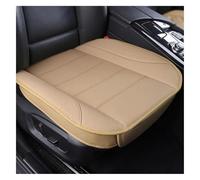 QZQXEMEDQ Set Coprisedili Auto Per Maggior Parte SUV Quattro Porte Berline Protezione Seggiolino Auto Singolo Senza Supporto Schienale Fodera Cuscino Pelle PU(1pcs front Beige)
