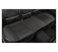 QZQXEMEDQ Set Coprisedili Auto Per Maggior Parte SUV Quattro Porte Berline Protezione Seggiolino Auto Singolo Senza Schienale Fodera Cuscino Supporto Seta Traspirante(1 Pcs Back Black)