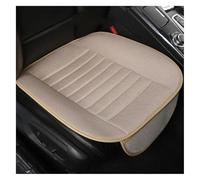 QZQXEMEDQ Set Coprisedili Auto Per Maggior Parte SUV Quattro Porte Berline Protezione Seggiolino Auto Singolo Senza Schienale Fodera Cuscino Supporto Seta Traspirante(1 Pcs Front Beige)
