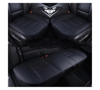 QZQXEMEDQ Set Coprisedili Auto Per Maggior Parte SUV Quattro Porte Berline Protezione Seggiolino Auto Singolo Senza Supporto Schienale Fodera Cuscino Pelle PU(1 sets black)