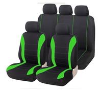 QZQXEMEDQ Set Coprisedili Auto Per Mazda Cuscino Supporto Auto Fodera Protettiva Lato 5 Posti(Green Full Set)
