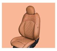 QZQXEMEDQ Set Coprisedili Auto Per Mini Per Cooper Per F60 Per JCW Per COUNTRYMA Coprisedile auto Impermeabile Antisporco Cuscino Supporto Protettivo(Brown,Without leg support)