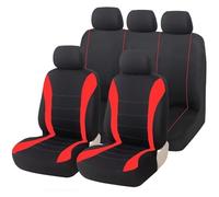 QZQXEMEDQ Set Coprisedili Auto Per Mondeo 4 Coprisedile Auto Coprisedile Protettivo Accessori Impermeabile(Red Full Set)