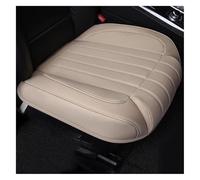 QZQXEMEDQ Set Coprisedili Auto Per Protecto PU Leather Car Seat Cover Cushion Support Extension Antiscivolo Mat Size(Beige 1pcs)