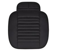 QZQXEMEDQ Set Coprisedili Auto Per VW Per Polo Per Atlas Per Jetta Per Bora Per Sharan Coprisedile Auto Pelle PU Supporto Cuscino Protettivo(Black 1 Seat)