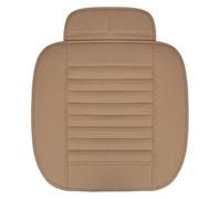 QZQXEMEDQ Set Coprisedili Auto Per VW Per Polo Per Atlas Per Jetta Per Bora Per Sharan Coprisedile Auto Pelle PU Supporto Cuscino Protettivo(Beige 1 Seat)