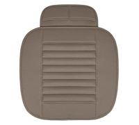 QZQXEMEDQ Set Coprisedili Auto Per VW Per Polo Per Atlas Per Jetta Per Bora Per Sharan Coprisedile Auto Pelle PU Supporto Cuscino Protettivo(Gray 1 Seat)