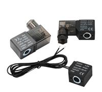 QZROPXOH Bobina elettrovalvola pneumatica, Parte elettrica 4V210 3V210 DC12V DC24V AC110V AC220V Bobina elettrovalvola(LED Coil 210,DC12V)
