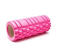 QZWGZ - Rullo in schiuma per massaggi muscolari profondi e massaggio muscolare, per terapia muscolare, yoga, colonna (rosa rosso)