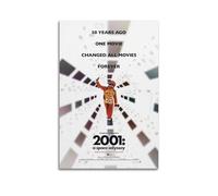 QZXV Poster del film 2001 Odissea nello spazio, stile classico, vintage, decorazione artistica da parete per soggiorno, camera da letto, 50 x 75 cm, senza cornice