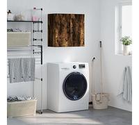 QZZCED Armadio galleggiante da parete con 2 ripiani, in legno di ingegneria per decorazione e stoccaggio, mobile da parete per organizzare spazi, superficie liscia e resistente