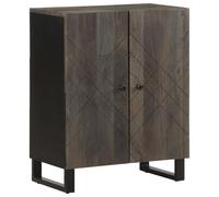 QZZCED Credenza in legno di manico solido con gambe in metallo, ampio armadio con porta pratica per organizzazione e protezione delle appartenenze, mobile stabile
