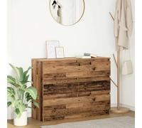 QZZCED Credenza in legno Vecchia credenza con struttura robusta e ampio spazio 100 x 35 x 76 cm Legno di ingegneria