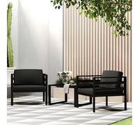 QZZCED Divano singolo modulare per esterni con cuscini in tessuto, design in alluminio leggero e resistente, configurazione flessibile per spazi patio e giardino