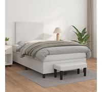 QZZCED Letto con testiera regolabile e materasso a molle insacchettate per supporto di media durezza e massimo relax, materiale in pelle sintetica durevole e facile da pulire, incluso