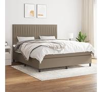 QZZCED Letto con testiera regolabile e materasso a molle insacchettate per un sonno riparatore, materiale traspirante e supporto di media durezza, ideale per dormire in bocca in basso o nella schiena