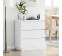 QZZCED Mobile da notte moderno con luce LED integrata e cassetto, mobile ausiliario in legno per camera da letto contemporanea, design elegante e funzionale per decorazione