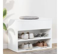 QZZCED Panca scarpiera con 2 ripiani e cassettiera, seduta per scarpe e organizer per ingresso, design elegante per casa, spazio ampio e ventilato, superficie