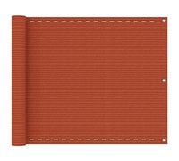 QZZCED Schermo per balcone in HDPE, tenda per la privacy resistente ai raggi UV e alla muffa, con struttura in tessuto aperto per la ventilazione, include occhielli in alluminio e corda per una facile