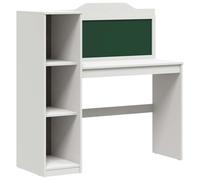 QZZCED Scrivania in ardesia con ripiano 120 x 45 x 118,5 cm, per ufficio a casa o studio, superficie in ardesia per scrivere e organizzare, design robusto e resistente alle macchie,