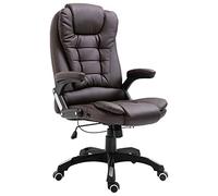 QZZCED Sedia da ufficio ergonomica con schienale alto imbottito e seduta a farfalla, altezza regolabile, girevole a 360 gradi, 5 ruote in nylon silenziose, supporto massimo 110 kg,