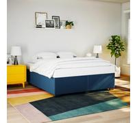 QZZCED Struttura per letto con doghe di supporto, base per letto con gambe stabili e tessuto in poliestere morbido e traspirante per camera da letto