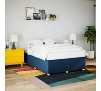 QZZCED Struttura per letto con doghe di supporto e gambe stabili, tessuto in poliestere morbido e traspirante, per camera da letto, resistente