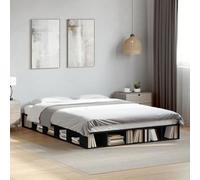 QZZCED Struttura per letto con rete a doghe e scomparti di stoccaggio, realizzata in legno di ingegneria, resistente e stabile, per camera da letto