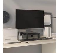 QZZCED Supporto per monitor nero Supporto Monitor Ergonomico, Ascensore Schermo con Memorizzazione e Base Minimalista 33,5 x 34 x 10,5 cm