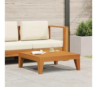 QZZCED Tavolo da giardino in legno di acacia massiccio, resistente alle intemperie e durevole, per esterni, ottomano modulare per configurazioni di salotto all'aperto, divano centrale