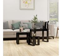 QZZCED Tavolo impilabile multifunzionale per soggiorno e camera da letto con differenza di dimensioni e design moderno per piccoli spazi e superficie ausiliaria