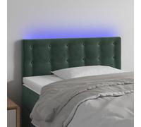 QZZCED Testiera per letto con LED regolabile in altezza e striscia di luci ritagliabile, design elegante in morbido velluto per camera da letto, supporto USB, istruzioni di montaggio incluse