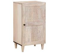 QZZCED Vetrina Credenza in legno massello con manico, mobile moderno per soggiorno, 33,5 x 40 x 75 cm