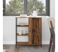 QZZCED Vetrina Legno Vecchia Credenza Classica con Ambra Stabilità e Stabilità Superiore per Casa 70 x 30 x 80 cm Legno compensato