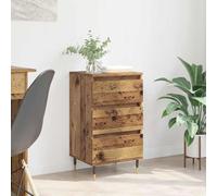 QZZCED Vetrina Legno Vecchia Credenza Moderna con 3 Cassetti e Struttura in Legno Stabile per Organizzazione 35 x 40 x 70 cm Legno compensato