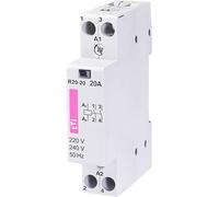 R 20-20 CONTATTORE MODULO 20A 2P 2Z 1M 230V AC ETICON 002461210