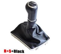 (R 5-Nero) Pomello del cambio Leva del cambio 5 6 velocitÃ per AUXHALL OPEL ASTRA III H 1.6