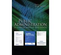 R. A. W. Rhodes Public Administration (Tascabile)