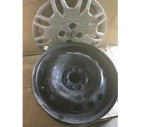 R.ACCIAIO USATA 6X14J 4X98X58 ET 40 LANCIA YPSILON CON COPRICERCHIO ORIGINALE