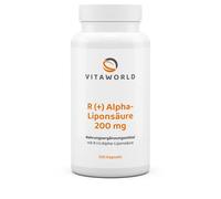R (+) Acido Alfa Lipoico 200mg 100 Capsule Vita World Farmacia Germania Vegano